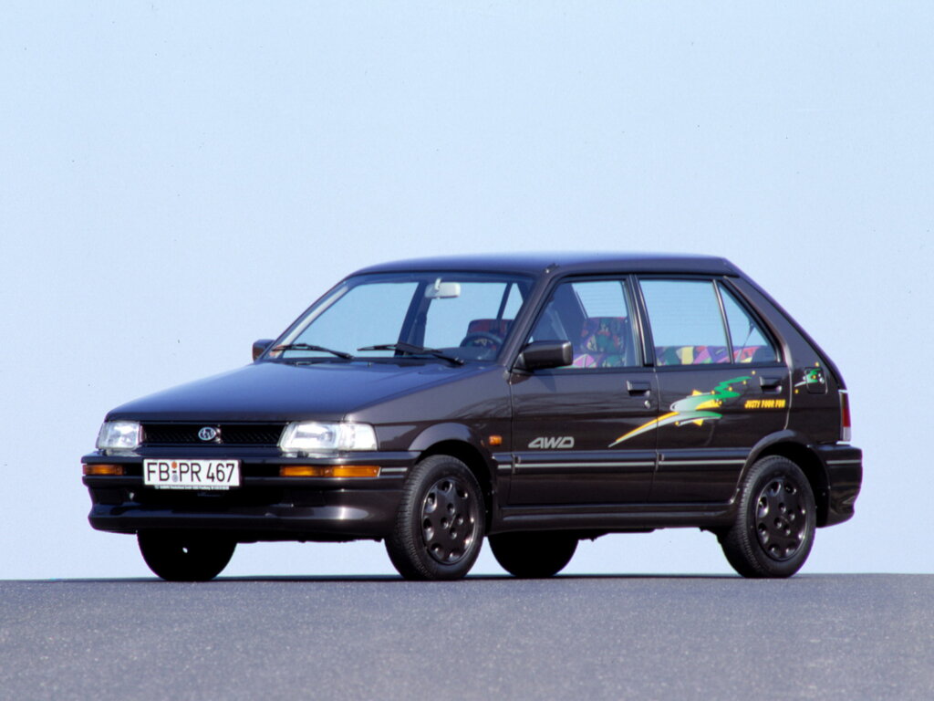 Subaru Justy 1 поколение, рестайлинг, хэтчбек 5 дв. (10.1988 - 11.1995)